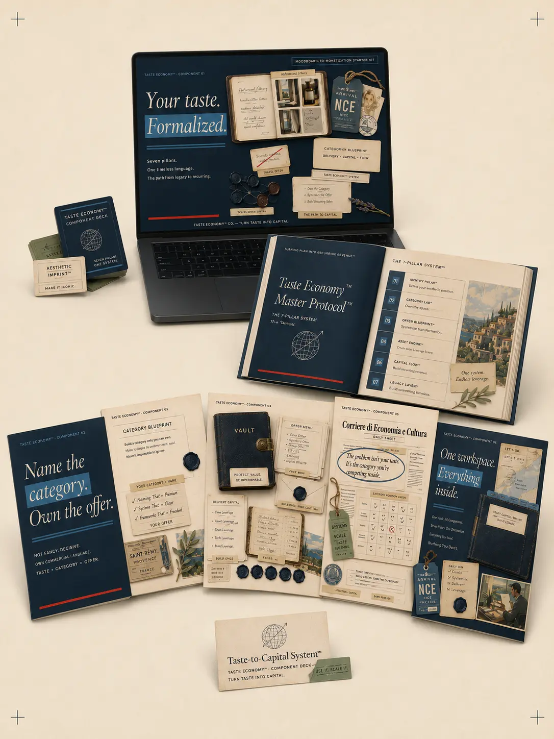 Moodboard-to-Monetization Starter Kit product stack